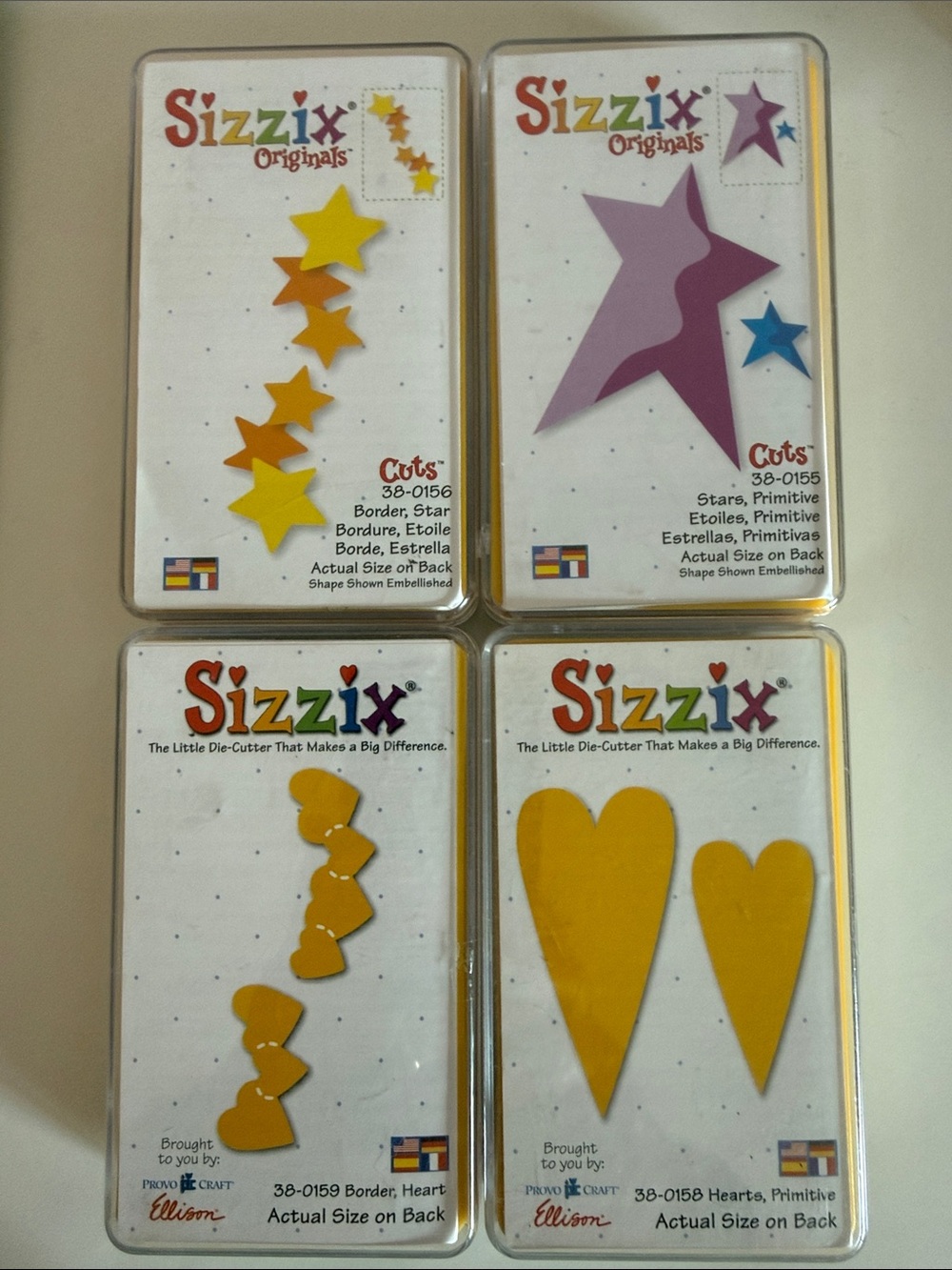 Sizzix Bundle of 4 Die Cuts